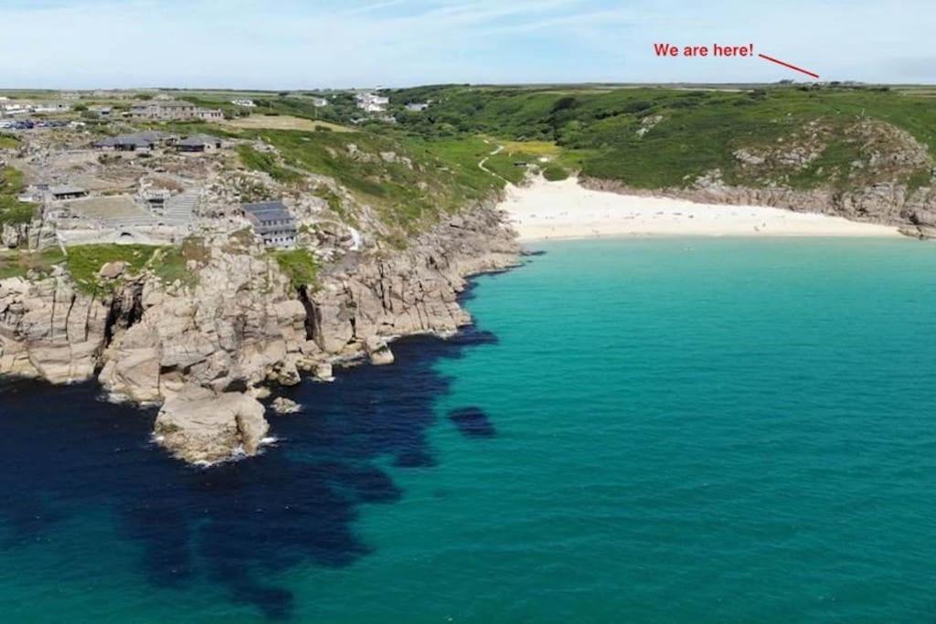 Porthcurno Barns, The Cart Lodge - Cosy Cottage, Walk To Porthcurno Beach, Pedn Vouder & Minack Theatre Penzance Extérieur photo